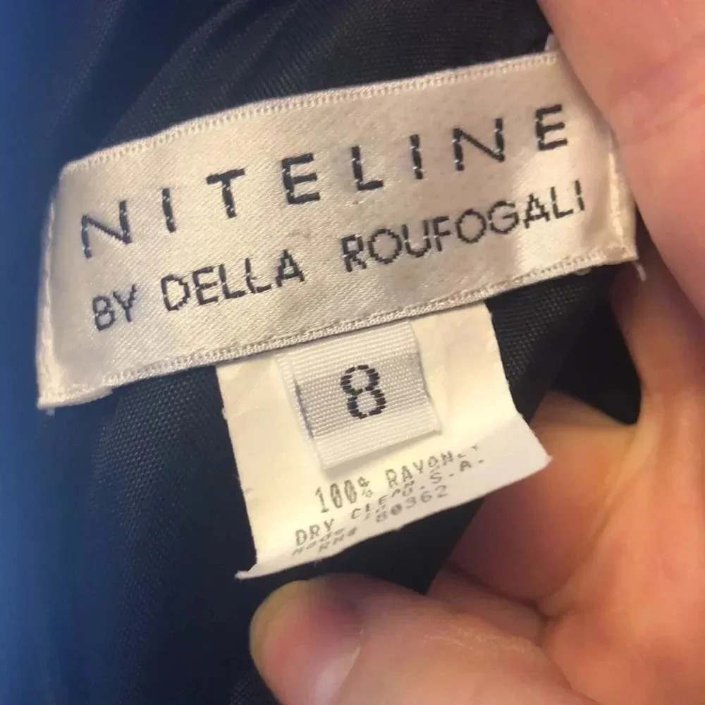 Vintage Niteline Velvet Jumper. Size 8 - Picture 5 of 5